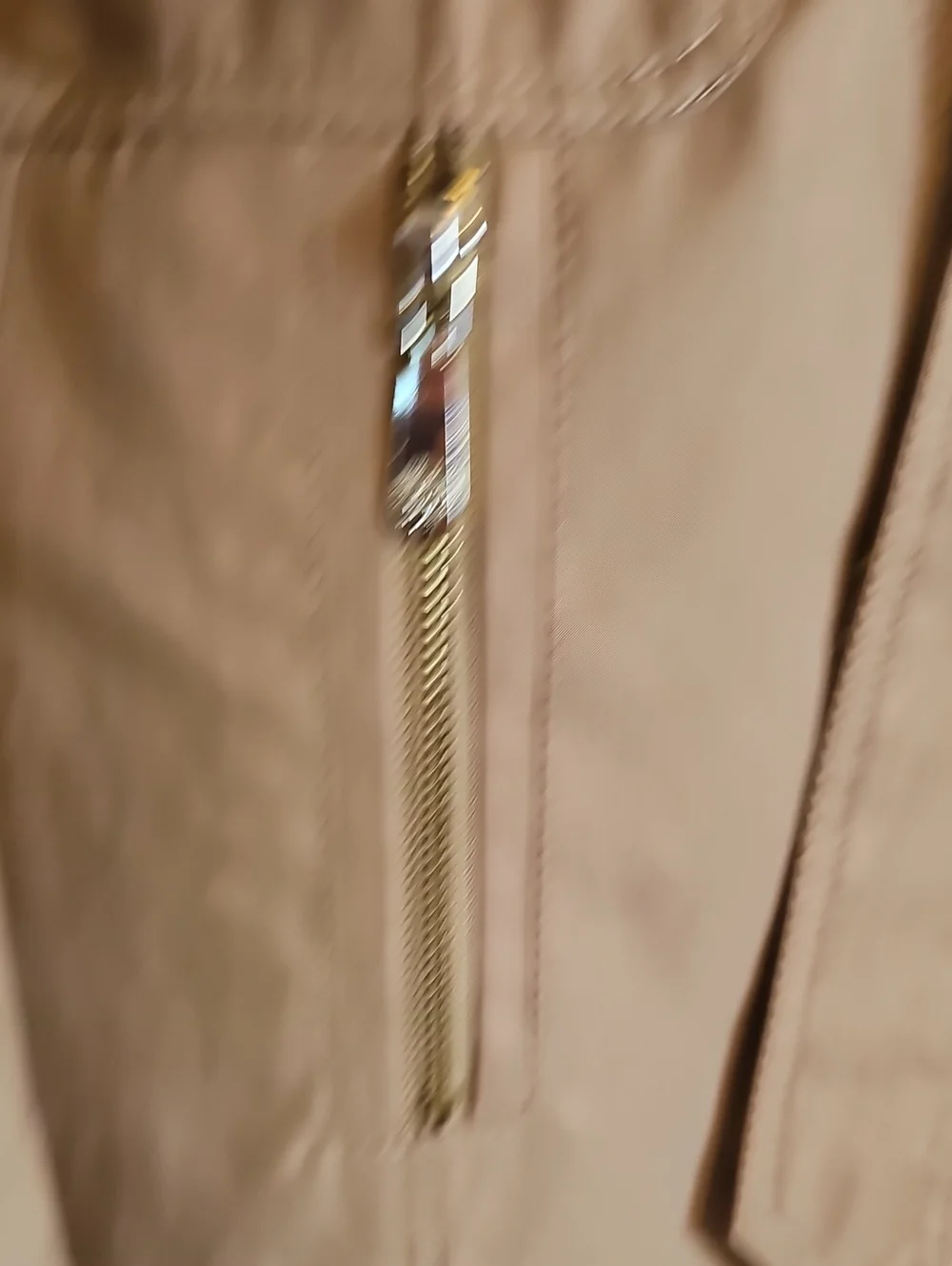 Vince Camuto Asymmetrical Zip Belted Trench Coat - Tan / Camel